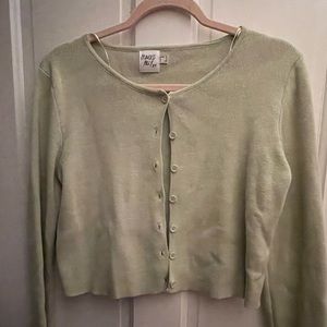 Light green button up long sleeve from princess Polly